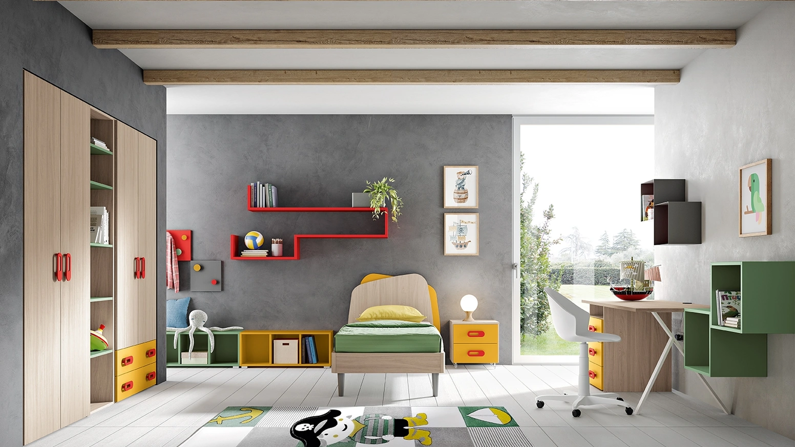 Cameretta componibile Omnia 6-21 di MCSMobili