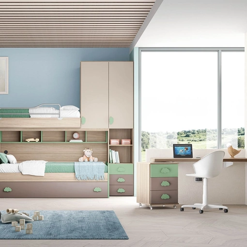 Cameretta a soppalco Omnia 6-22 di MCSMobili