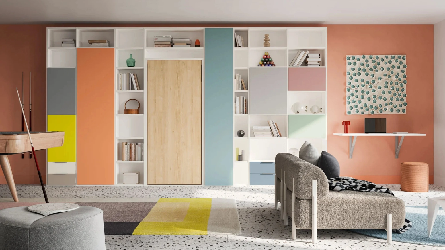 Cameretta salvaspazio SMART Junior 45 di San Martino Mobili
