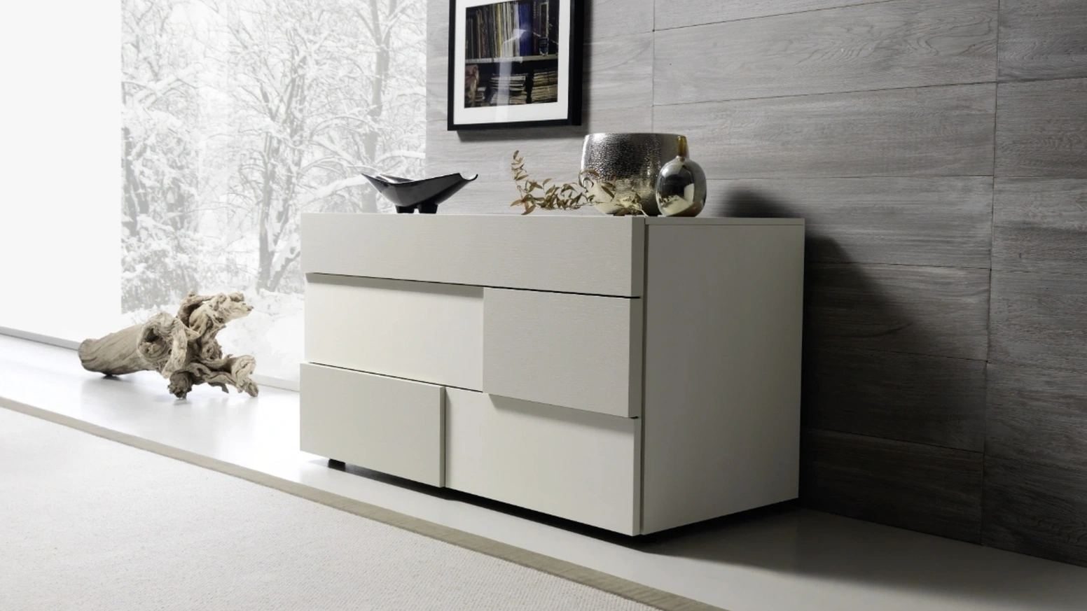 Comò Insieme in laccato di Sangiacomo