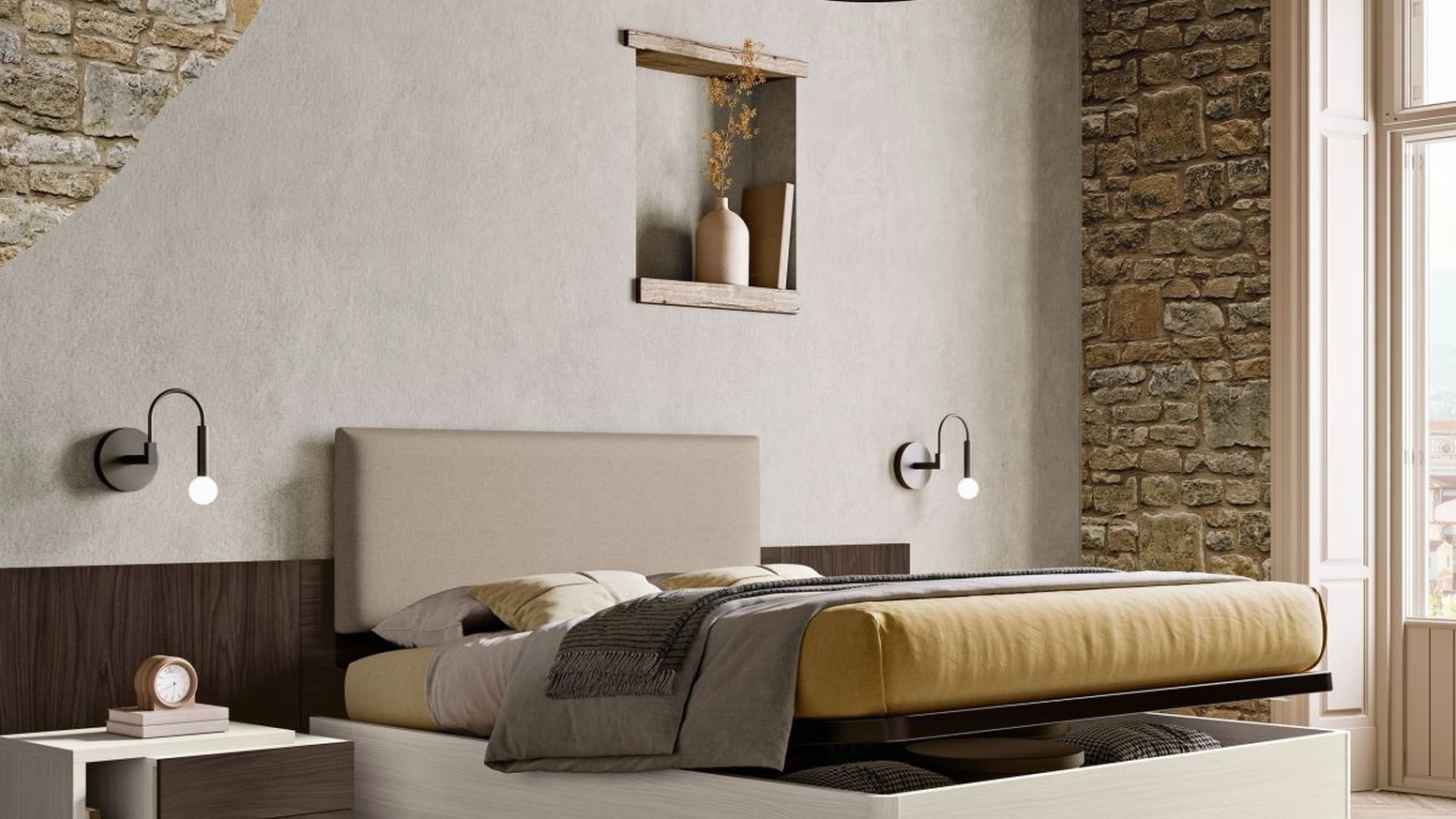 Comodino Lyra LY12 di MCSMobili