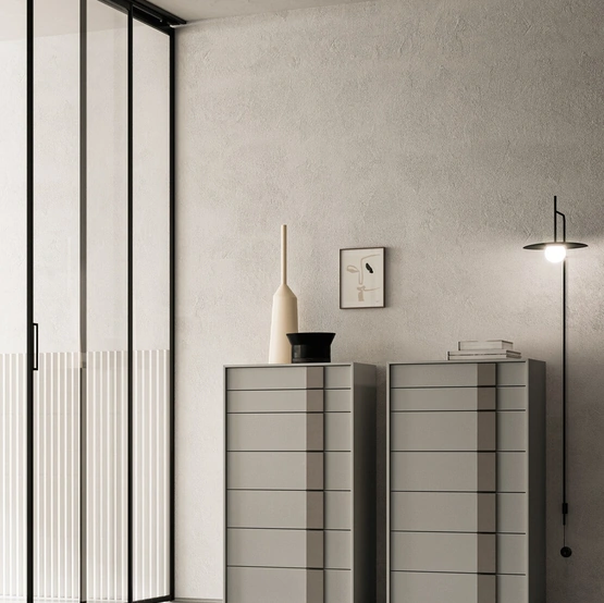 Cassettiera Quadro 12 in laccato opaco di SantaLucia