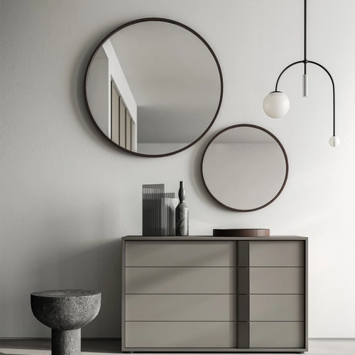 Comò Quadro 12 in laccato opaco di SantaLucia