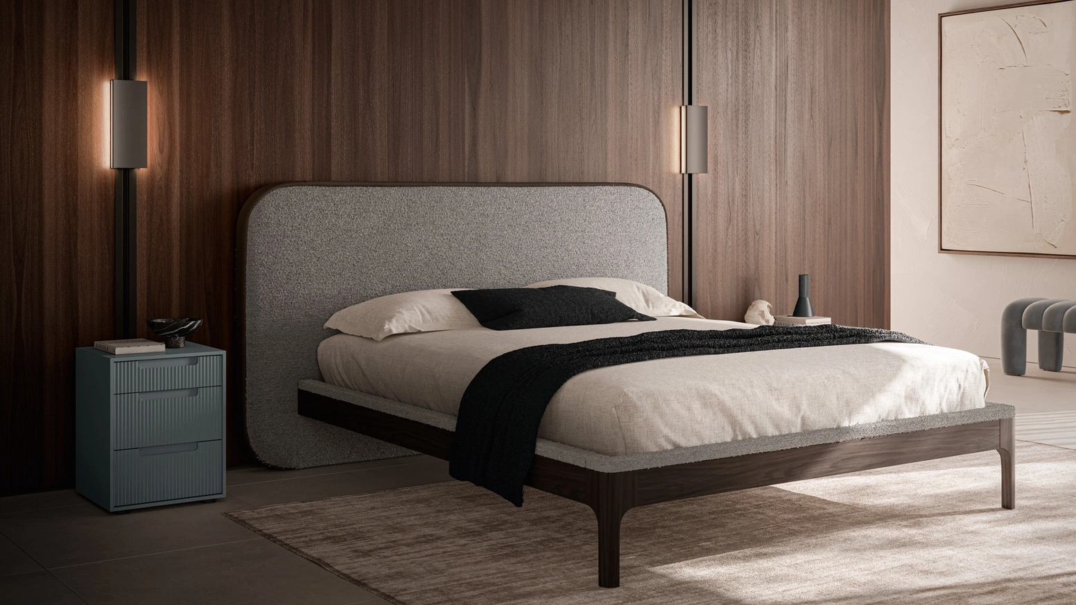 Comodino Quadro Grecato di SantaLucia