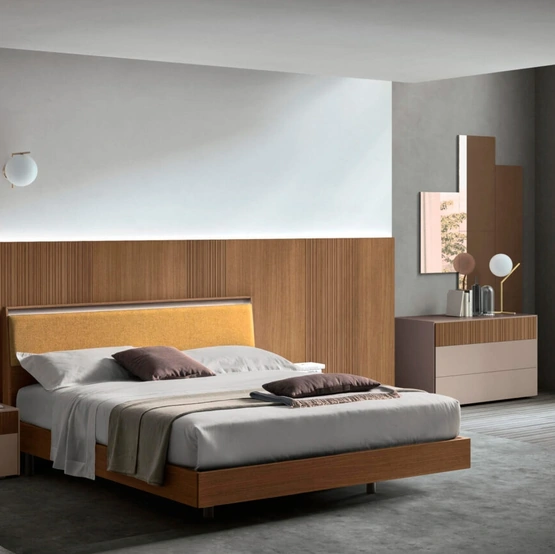 Letto con testiera Aida di Maronese