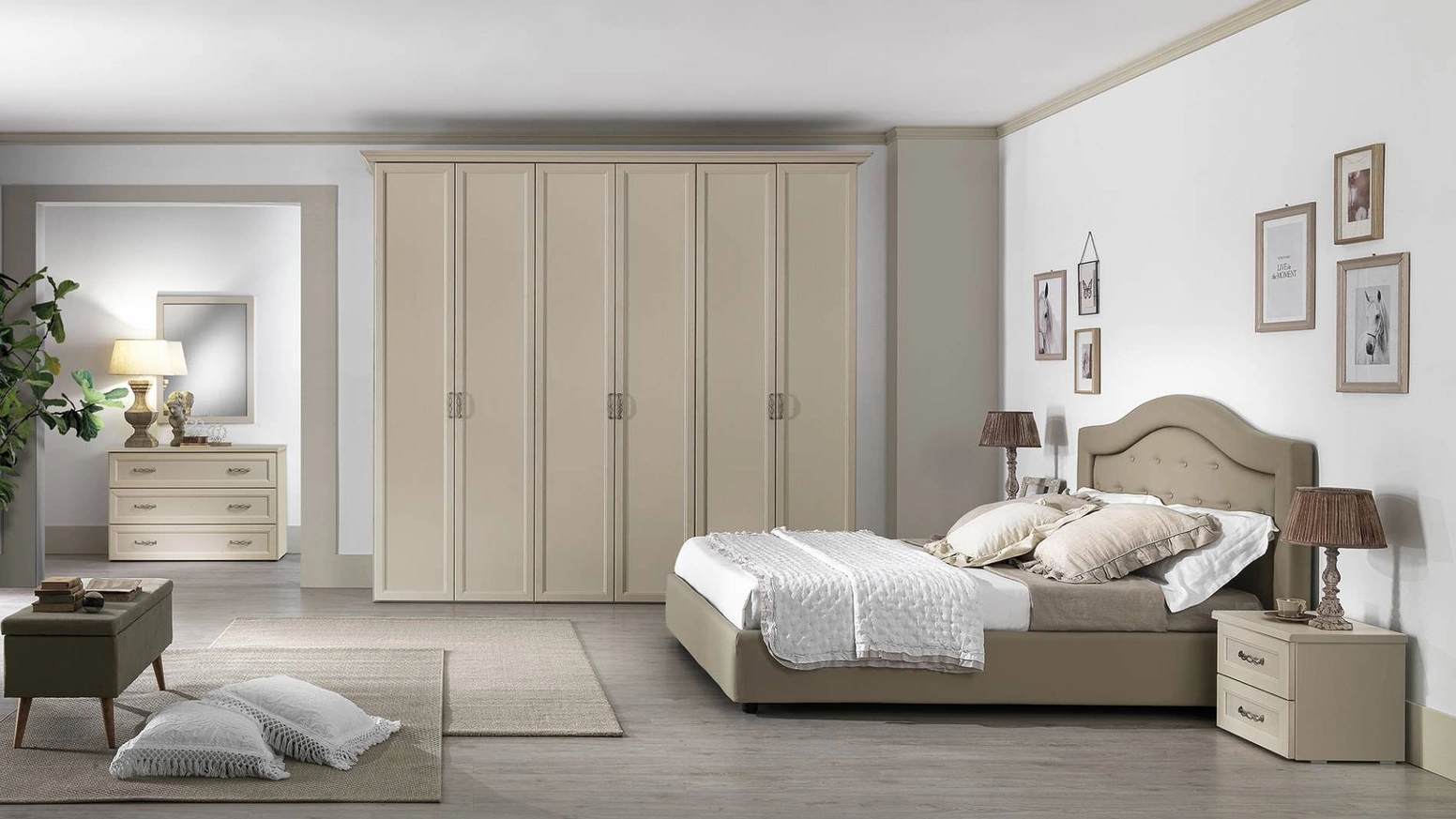 Letto in ecopelle Demetra DE09 di MCSMobili