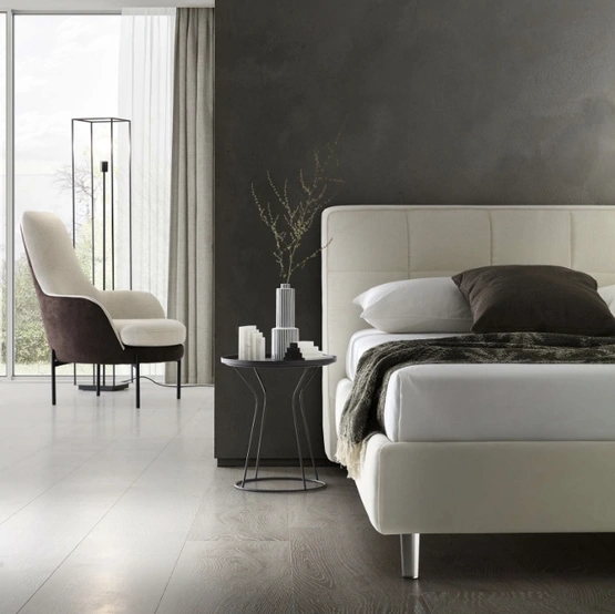 Letto in tessuto Gaucho di Le Comfort