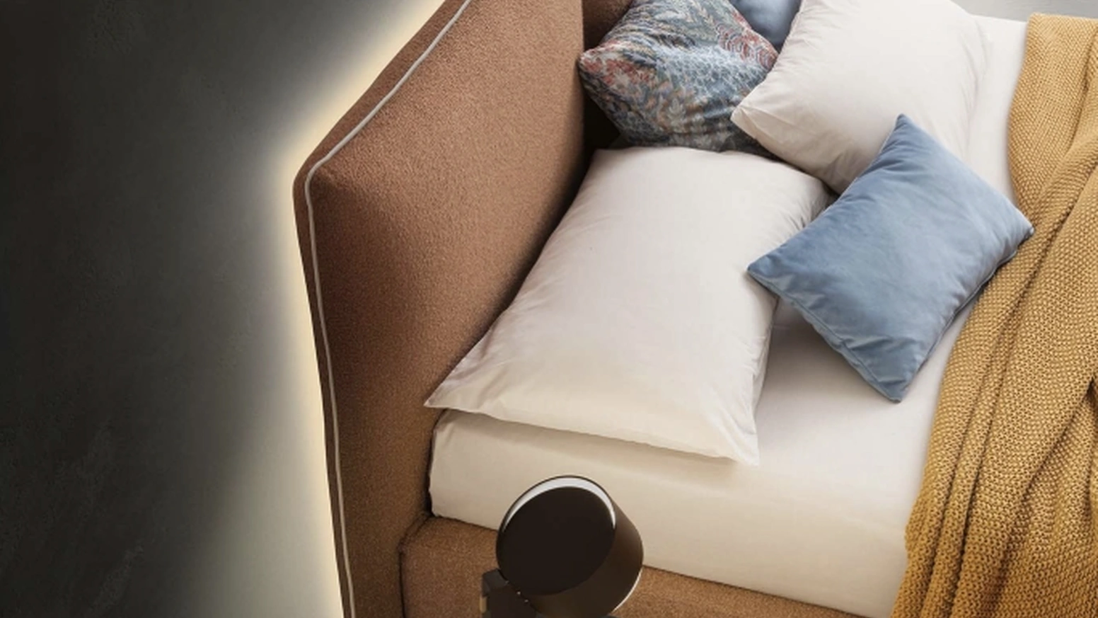 Letto con box contenitore Allen di Le Comfort