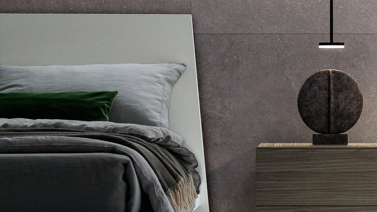 Letto con testiera Levante di SantaLucia