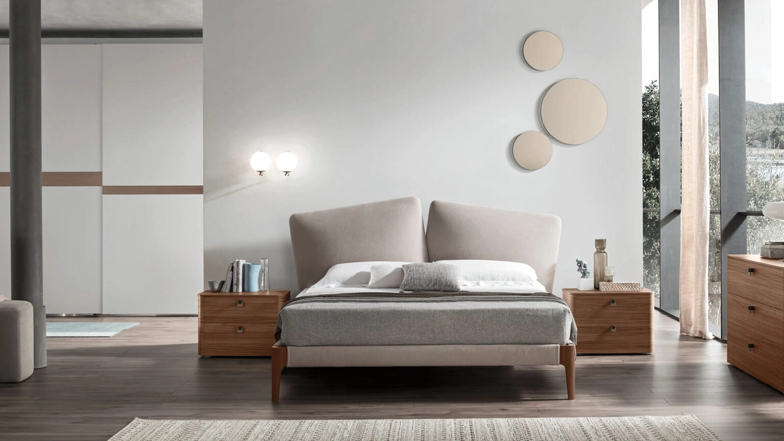 Letto imbottito Love di Maronese