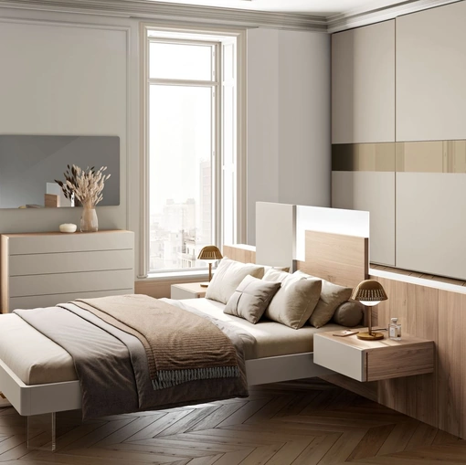 Letto matrimoniale Lyra LY01 di MCSMobili