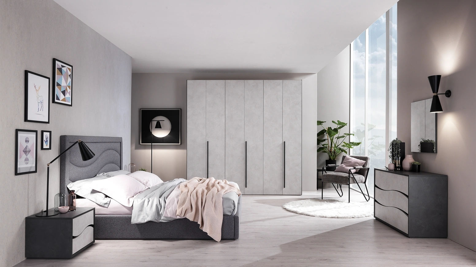 Letto in tessuto Le isole - Lipari di MCSMobili