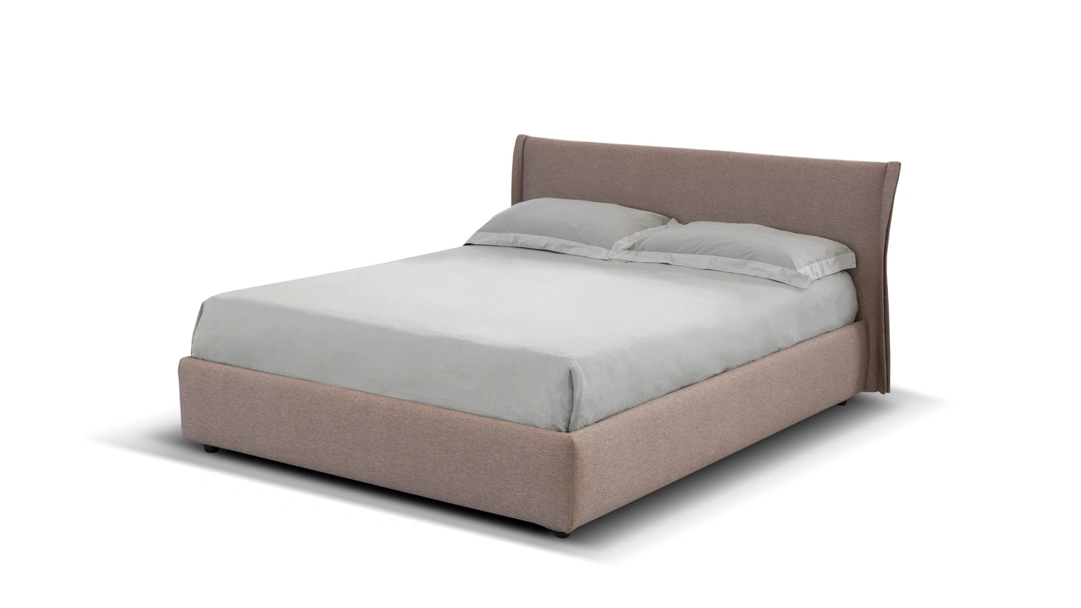 Letto matrimoniale in tessuto Naia di Nicoletti Home