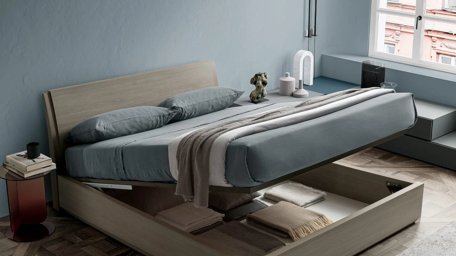 Letto Tod con box contenitore di SantaLucia