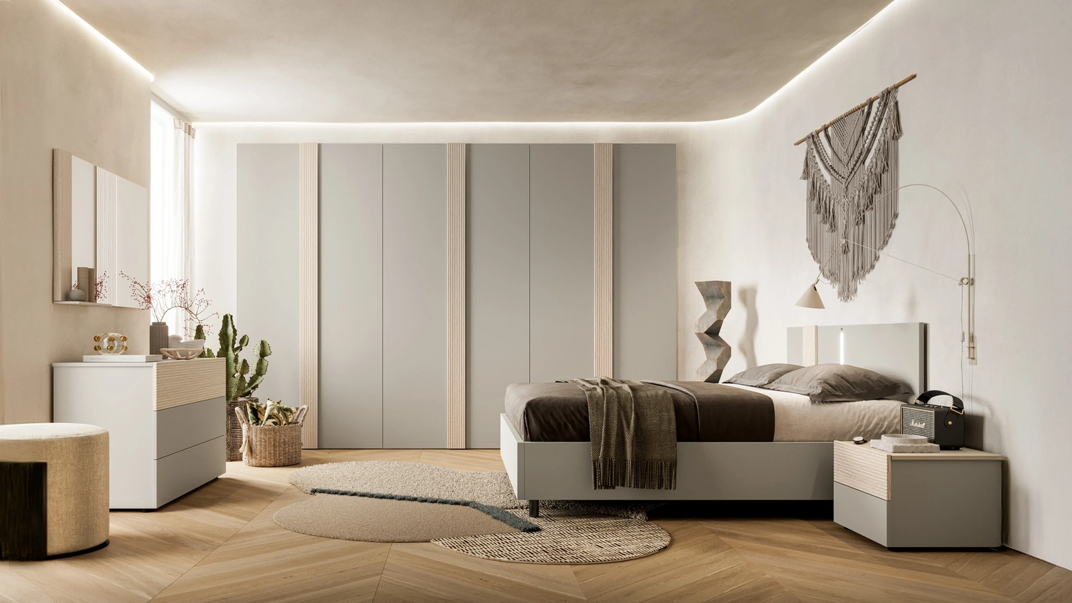 Letto con testiera Zoom di SantaLucia