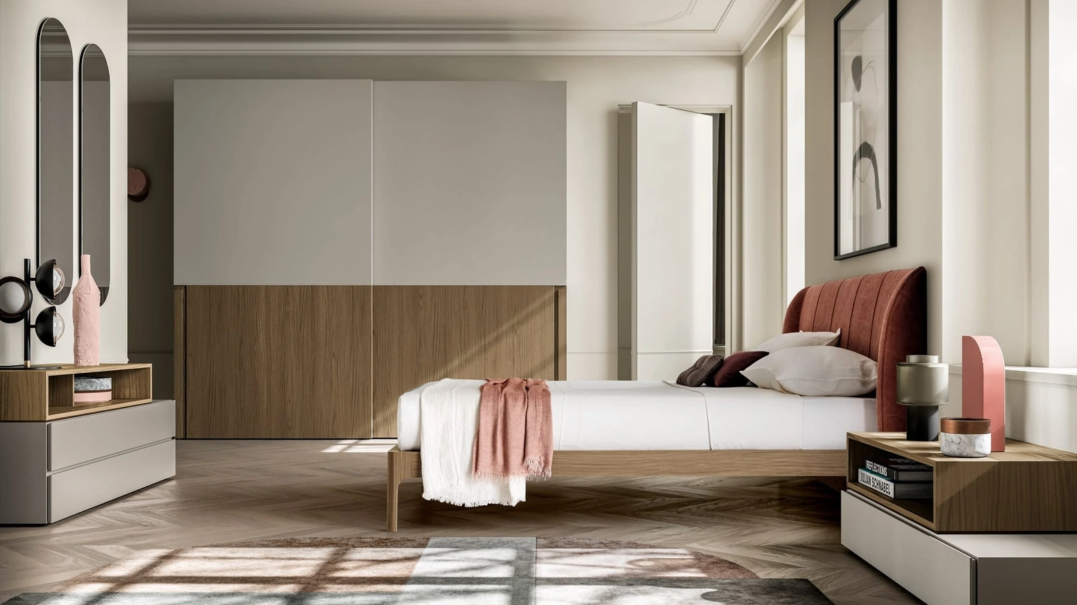 Letto in tessuto Scirocco di SantaLucia