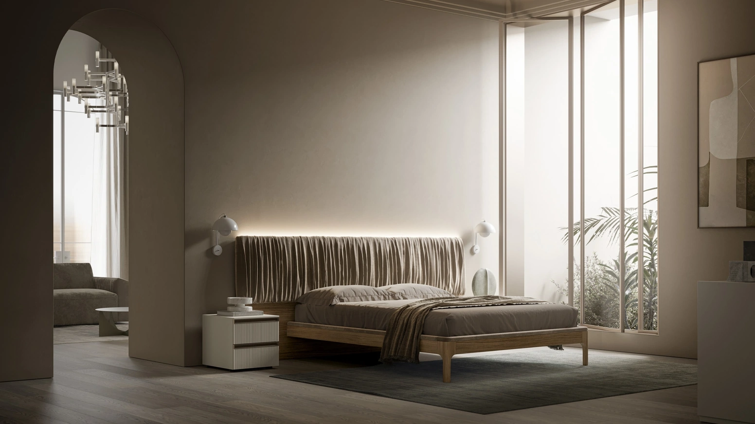 Letto Solano Plissé di SantaLucia