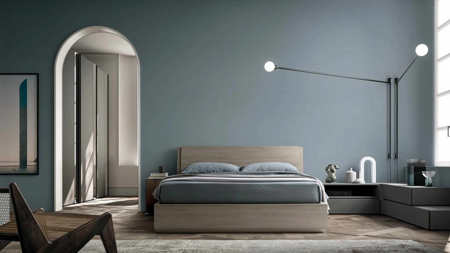 Letto Tod con box contenitore di SantaLucia