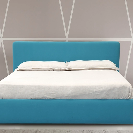 Letto matrimoniale con testiera e box contenitore Vincent di Nicoletti Home