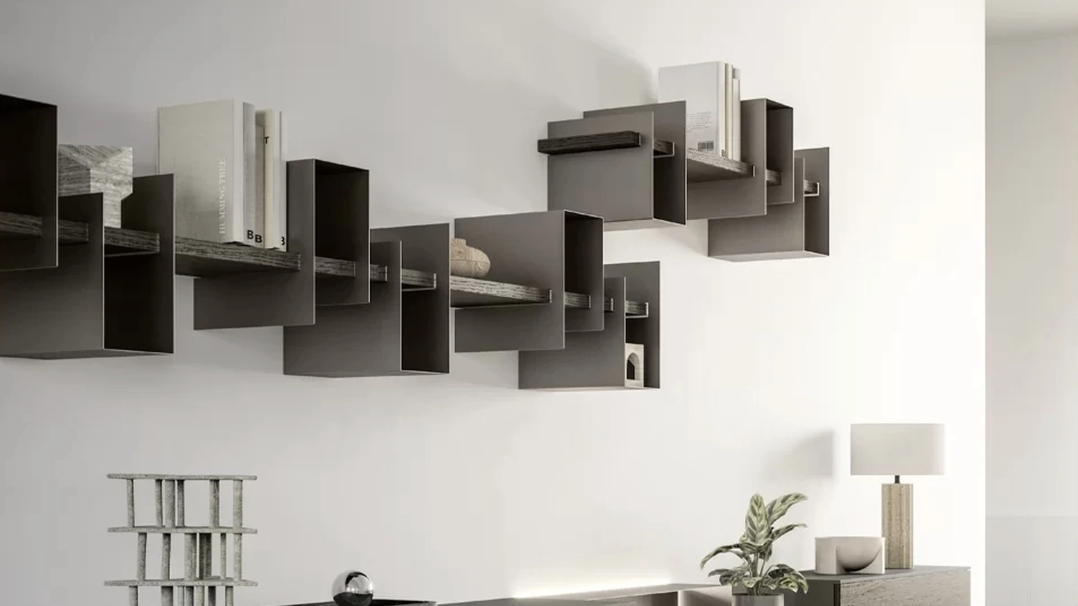 Libreria sospesa Lamina di SantaLucia