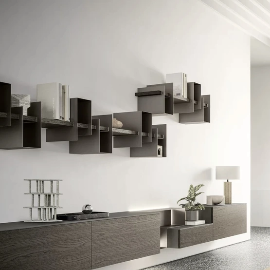 Libreria sospesa Lamina di SantaLucia