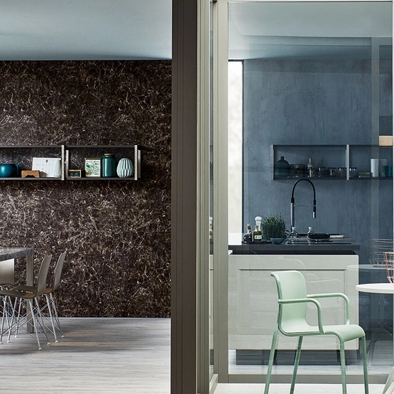 Libreria sospesa Tribeca 04 di Veneta Cucine