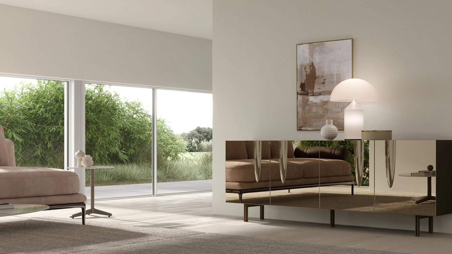 Madia Aura 220 in vetro a specchio di Target Point