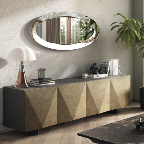 Madia Sideboard 01 in laccato opaco finitura Oxi di Scavolini