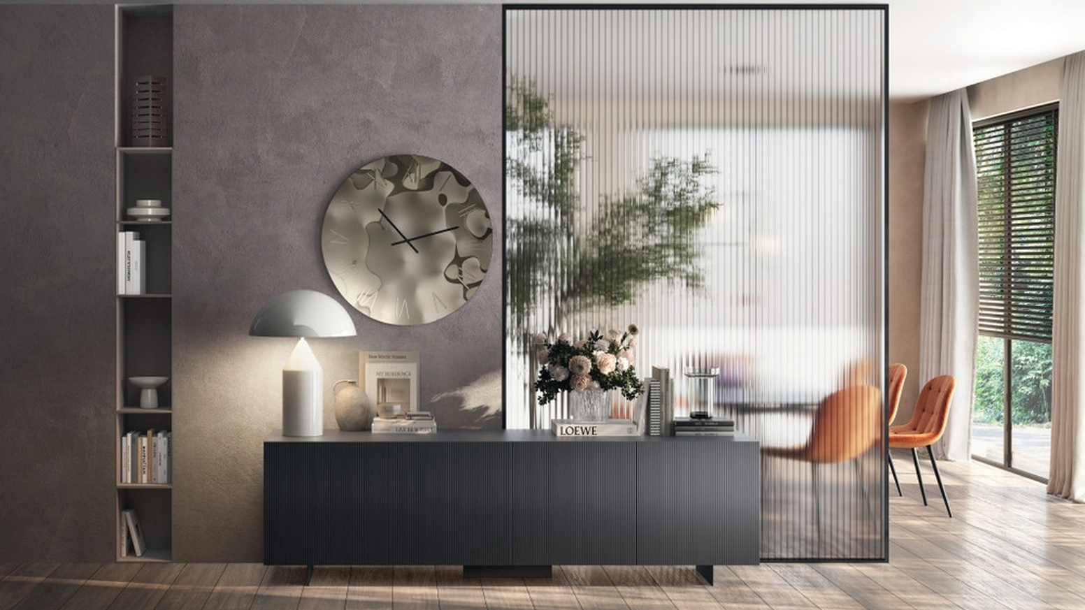 Madia Sideboard 06 in laccato dogato di Scavolini