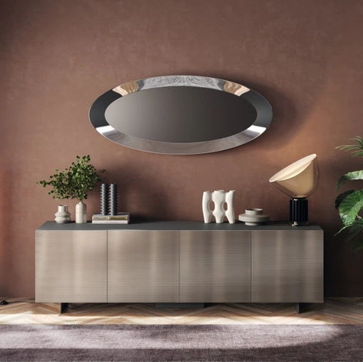 Madia Sideboard 07 in vetro dogato di Scavolini