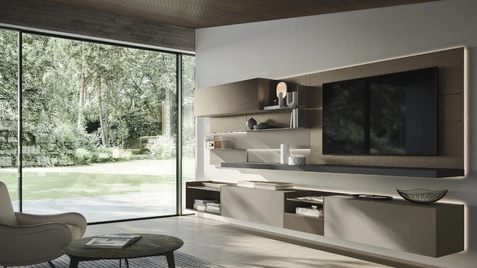 Parete Attrezzata Lampo 024 di Sangiacomo