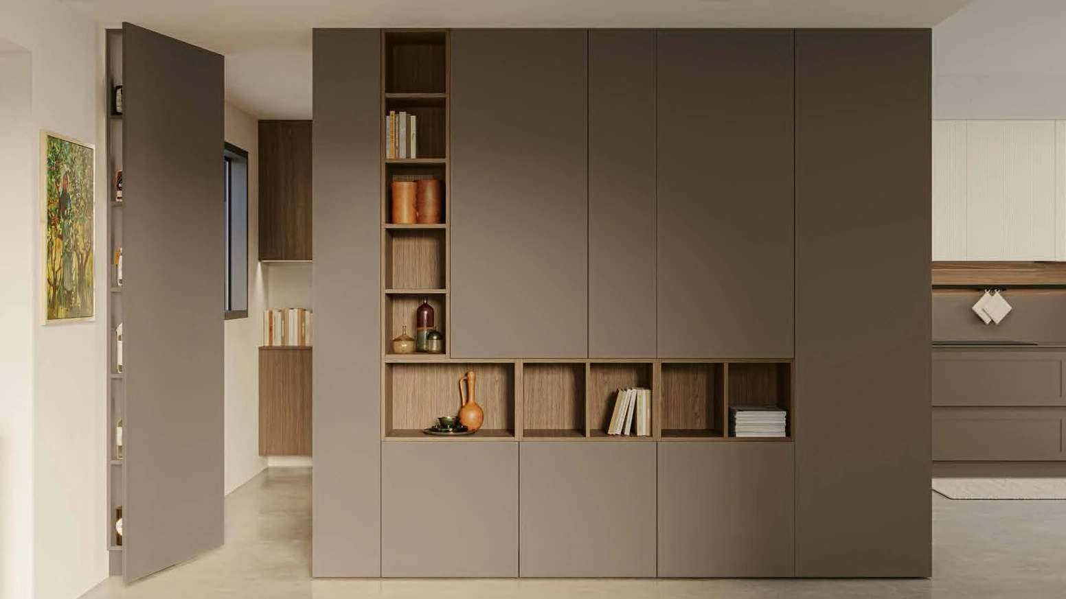Parete Attrezzata Living MK03 di Gentili Cucine