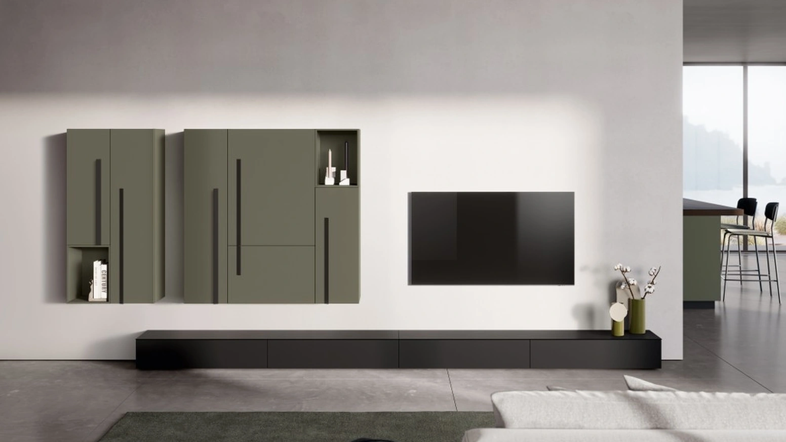 Parete Attrezzata Living Stilo di Scavolini