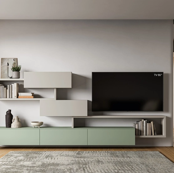 Parete Attrezzata Pratico PTG401 di SantaLucia