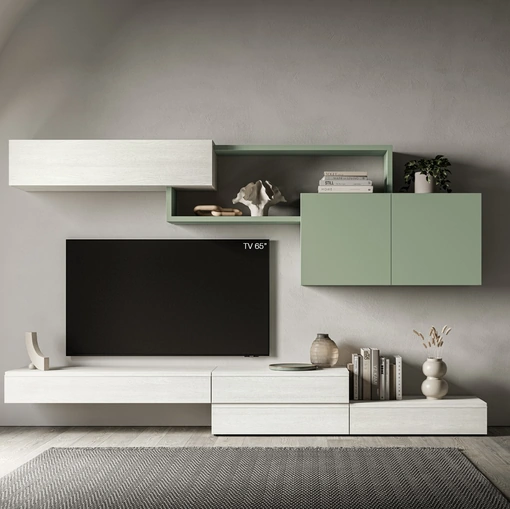 Parete Attrezzata Pratico PTG404 di SantaLucia