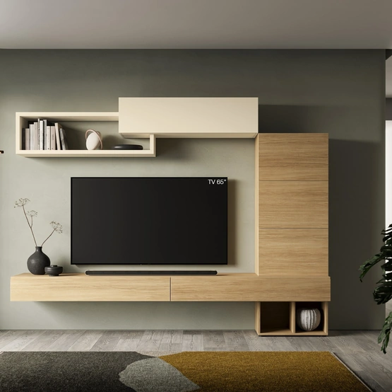 Parete Attrezzata Pratico PTG408 di SantaLucia