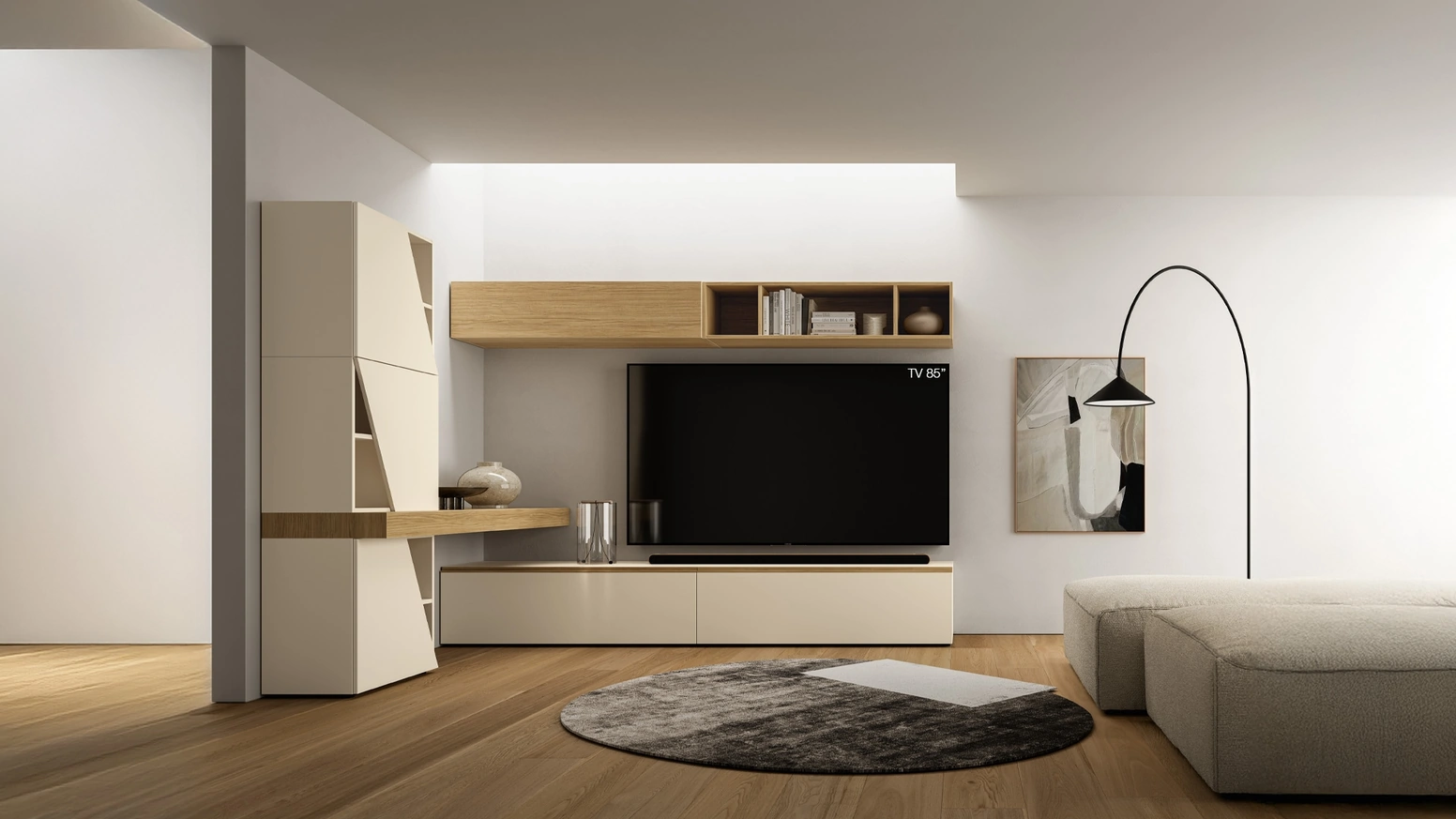 Parete Attrezzata Pratico PTG419 di SantaLucia