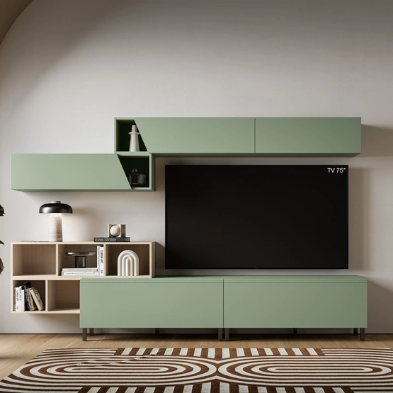 Parete Attrezzata Pratico PTG424 di SantaLucia