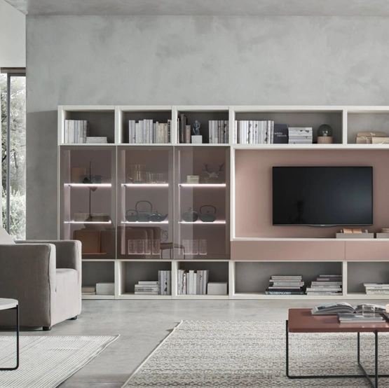 Parete Attrezzata Sistema Spalla Comp SA2202 di Maronese