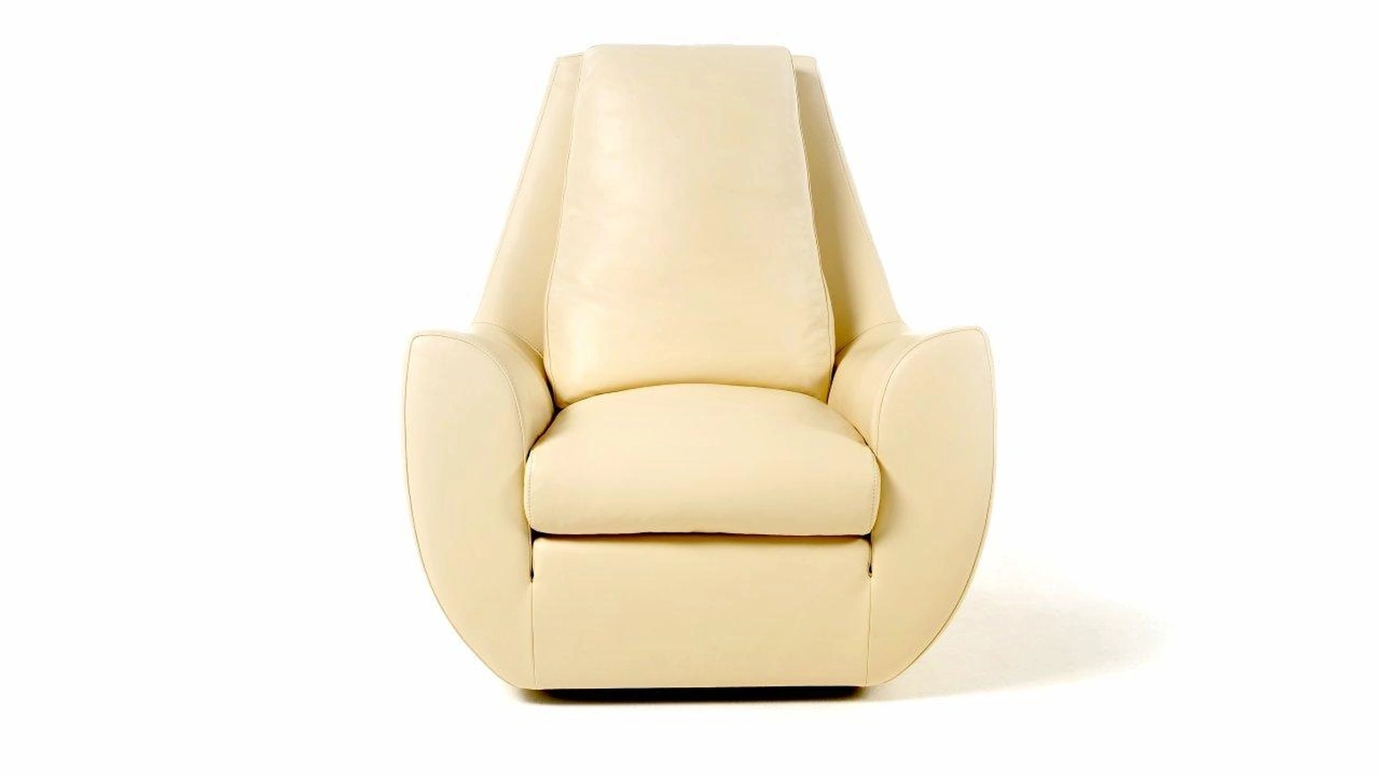 Poltrona in pelle Flower di Nicoletti Home