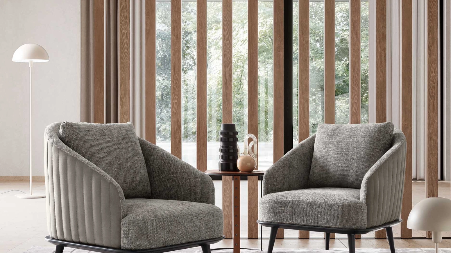 Poltrona Lala in tessuto di Le Comfort