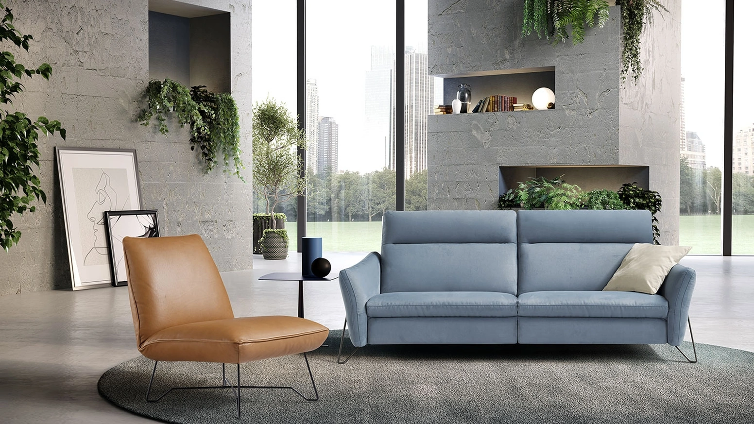 Poltroncina in pelle Lia di Egoitaliano