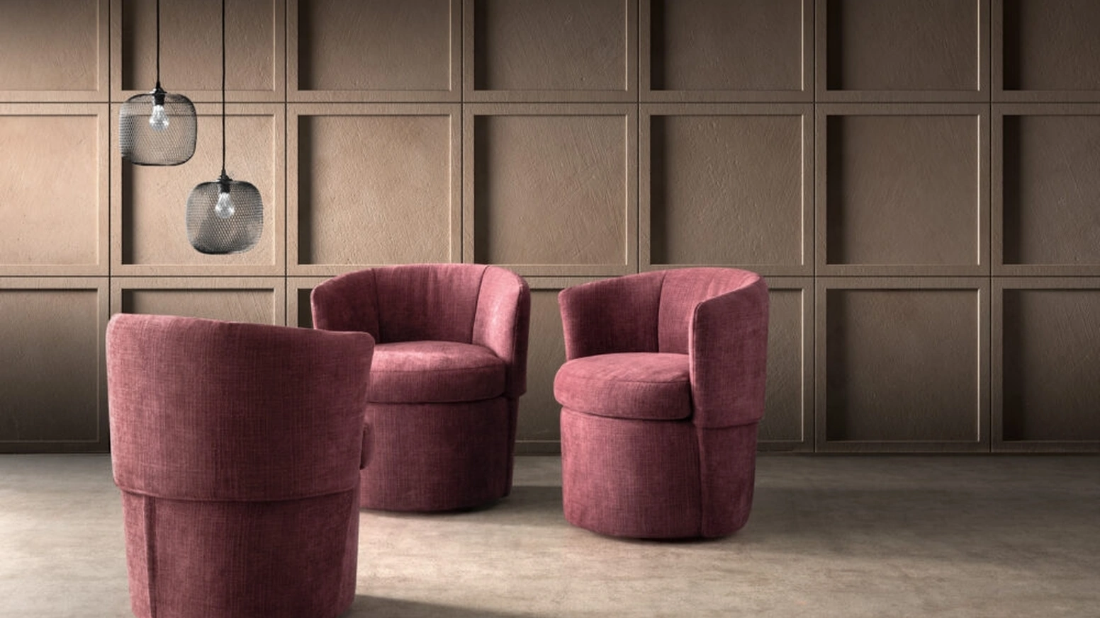 Poltroncina in tessuto Peggy di Samoa