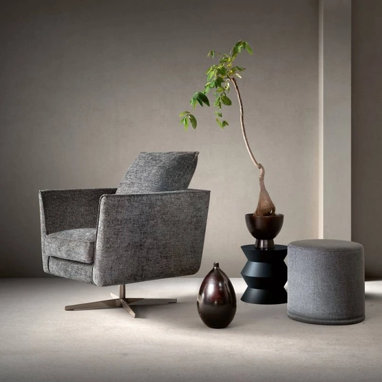 Poltroncina in tessuto Skim di Samoa