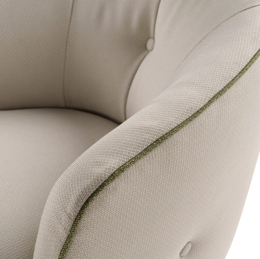 Poltroncina in tessuto Marlene di Nicoletti Home