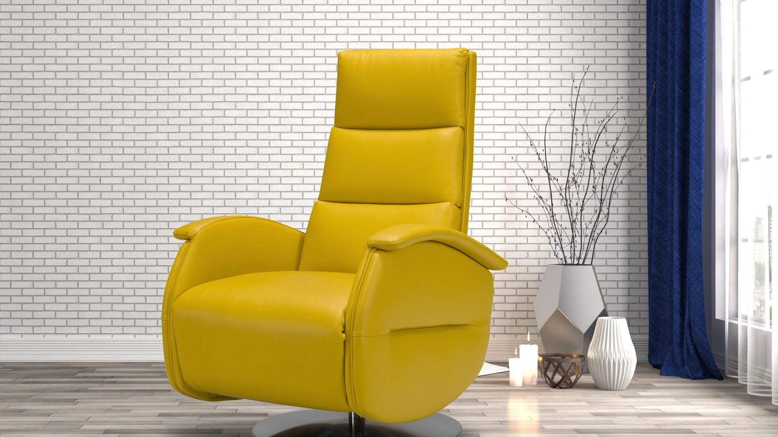 Poltrona Relax con alzapersona Scotty di Nicoletti Home