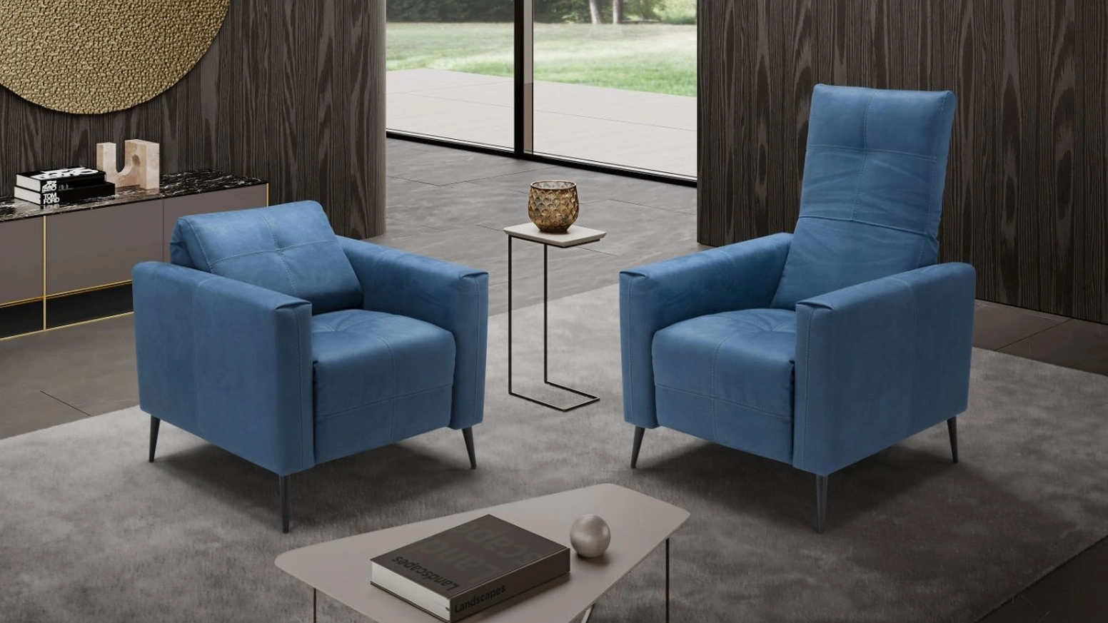 Poltrona in pelle Sugar di Egoitaliano