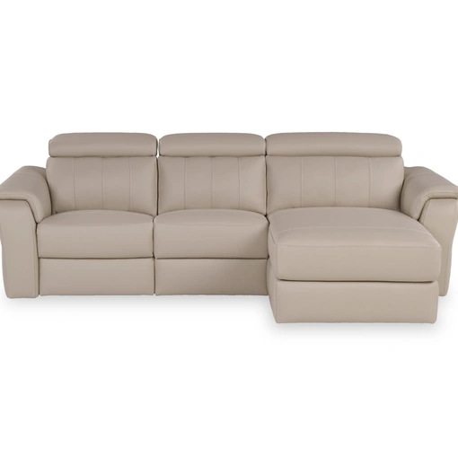 Divano relax con penisola Bismark di Nicoletti Home