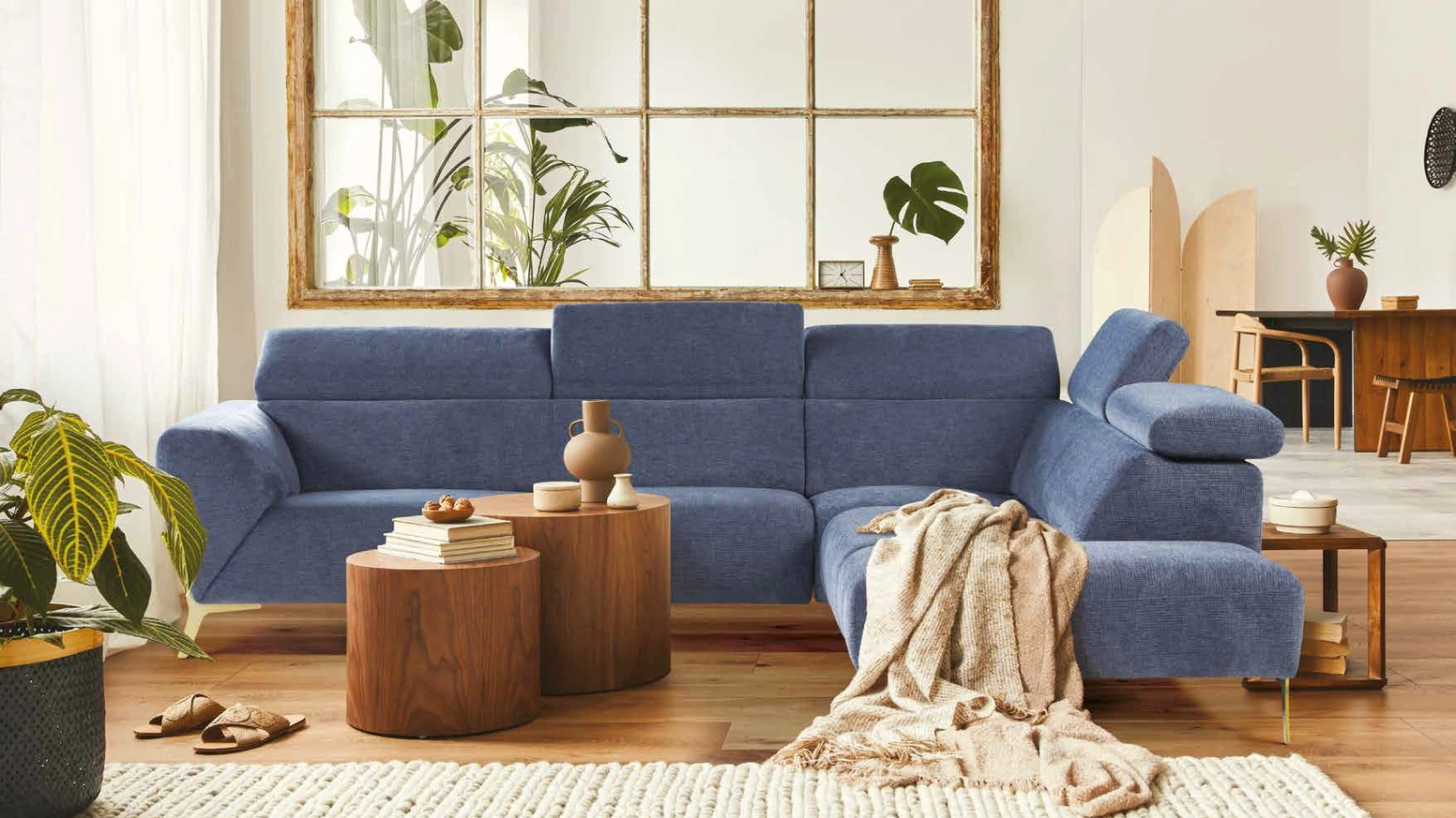 Divano angolare in tessuto First di Nicoletti Home