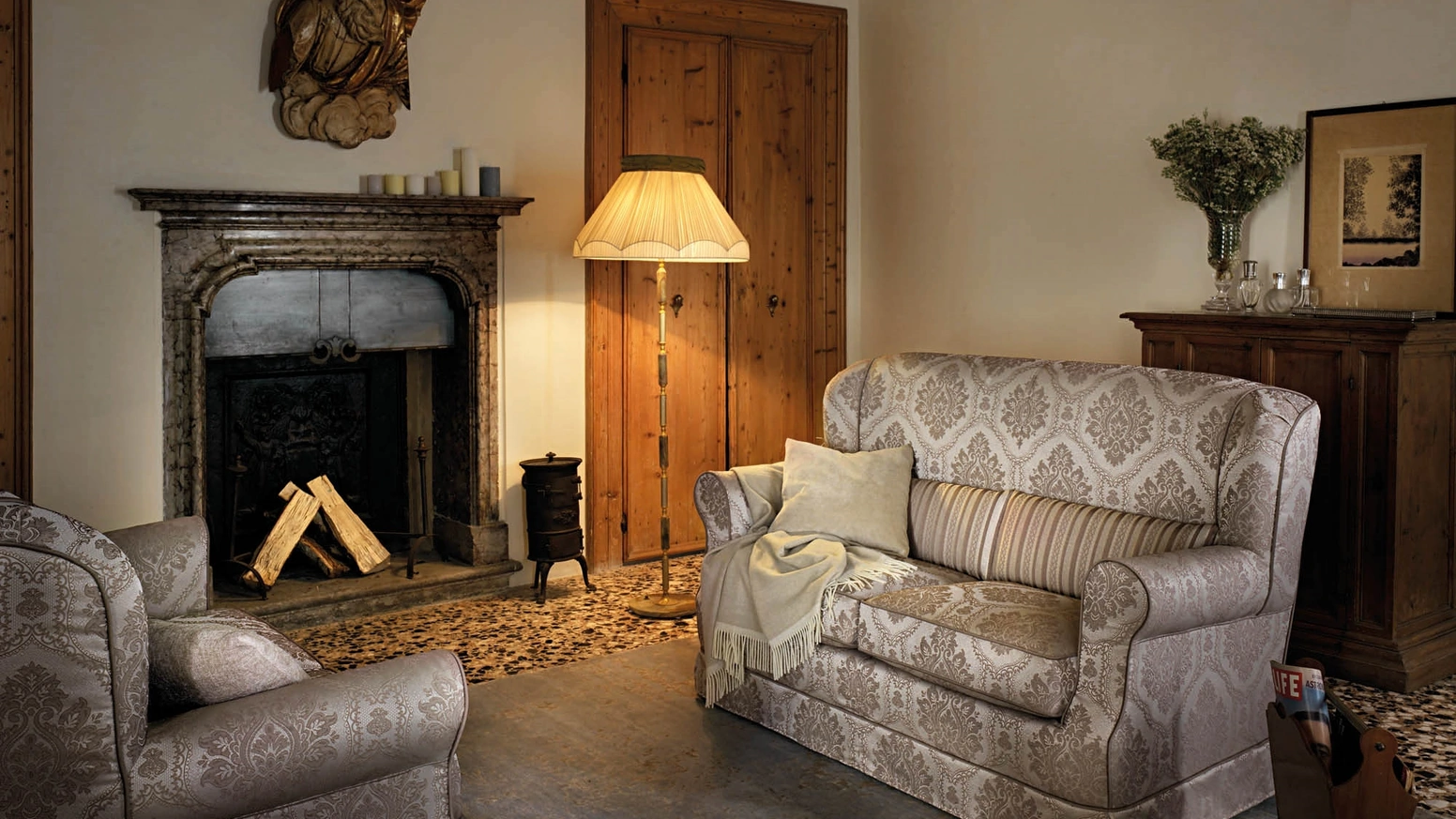 Salotto classico lineare Grace di Samoa